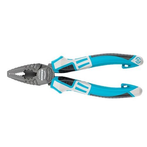 Пассатижи-плоскогубцы 165мм Cr-V 62HRC Titan finish 3К-ручки GROSS