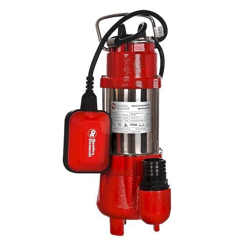 Насос фекальный QE Sewage 300F Ci (300Вт, 9000л/ч, напор 7м, частицы до 15мм, защита от сухого хода)