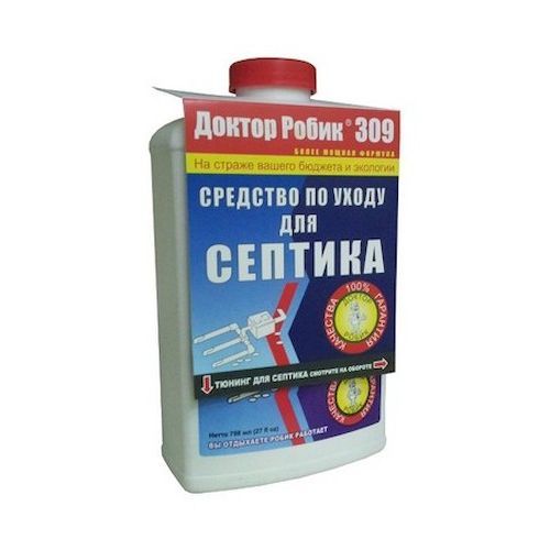 Средство по уходу за септиком 798мл Доктор Робик 309