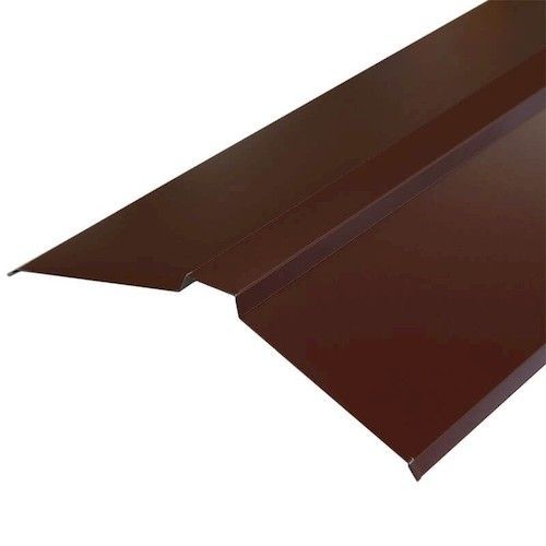 Конек плоский полка 150мм 2м RAL3005 красный