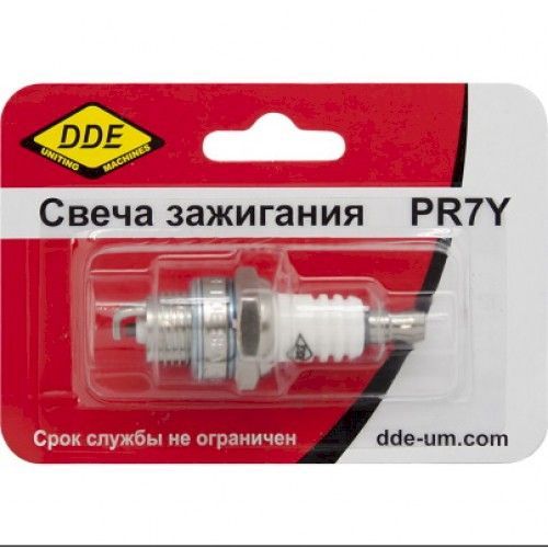 Свеча зажигания PR7Y (2-х так. Champion RCJ7Y, Bosch WSR7F, NGK BPMR7A) DDE