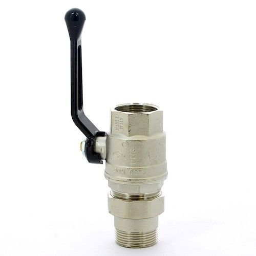 Кран шаровый со сгоном 1 1/4" В-Н ручка Bugatti