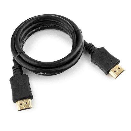 Шнур HDMI-HDMI   1м, gold Cablexpert (v2.0)