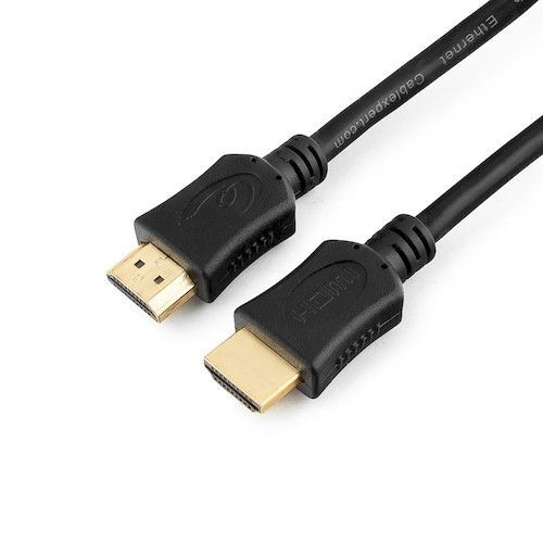 Шнур HDMI-HDMI   1м, gold Cablexpert (v2.0)