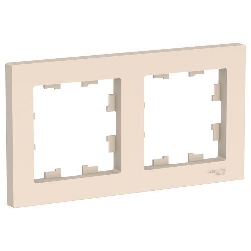 Рамка 2 поста бежевый SE AtlasDesign
