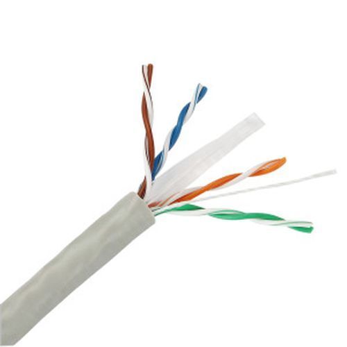 Кабель витая пара F/UTP4 cat.5e 24AWG CCA c экраном ПВХ серый LanCable/Netko