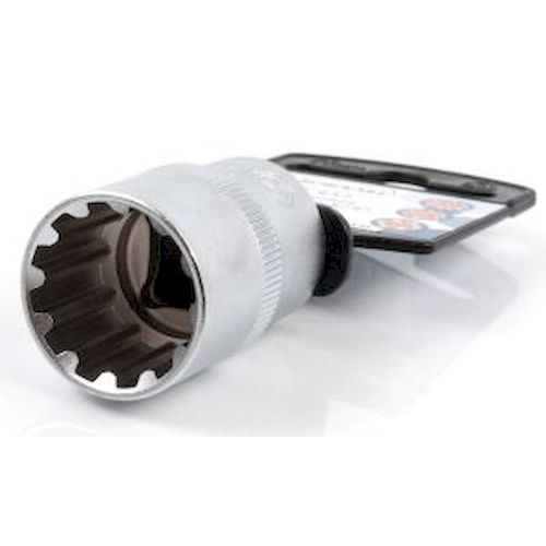 Головка торцевая глубокая 1/2" 19мм Cr-V КОБАЛЬТ