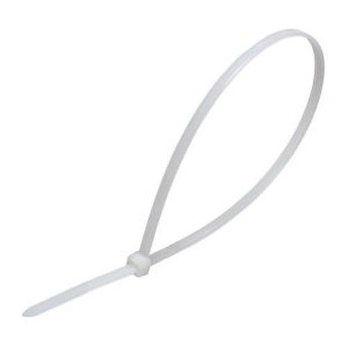 Кабельная стяжка 4 х250мм белая (100шт)