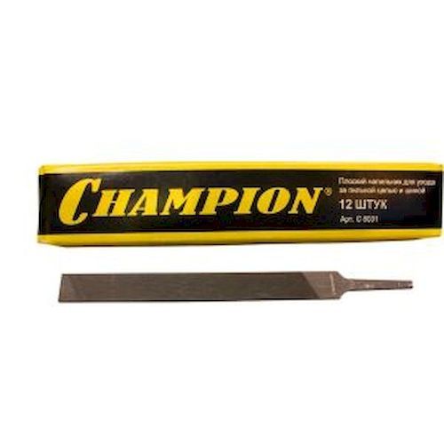 Напильник плоский для ухода за пильной цепью CHAMPION