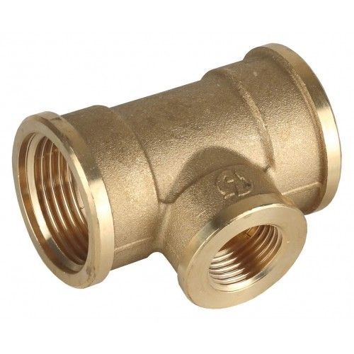 Тройник лат.  3/4"х1/2" х3/4" НР-ВР-НР