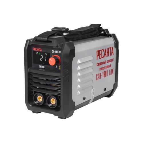 Инвертор сварочный РЕСАНТА САИ-190Т LUX IGBT TOSHIBA (MMA 10-190А, до 5мм, 140-220В, 7,2кВт, 3,3кг)