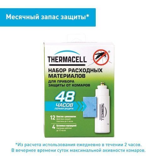 Набор запасной Thermacell (4 газа, 12 пластин)