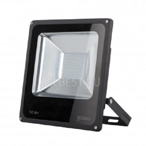 Прожектор LED Gauss Elementary  50Вт 3500лм IP65 6500К черный