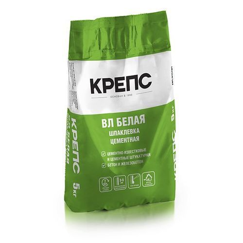 Шпаклевка финишная  5кг Крепс ВЛ белая