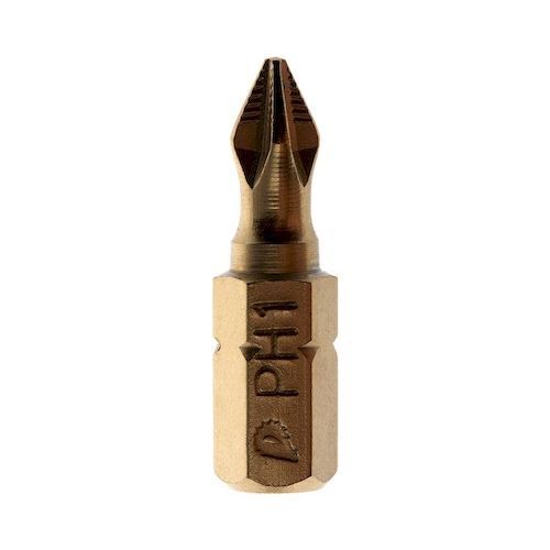 Бита PH1х25мм 1/4" 59-61HRС (2шт) WITTE STANDARD