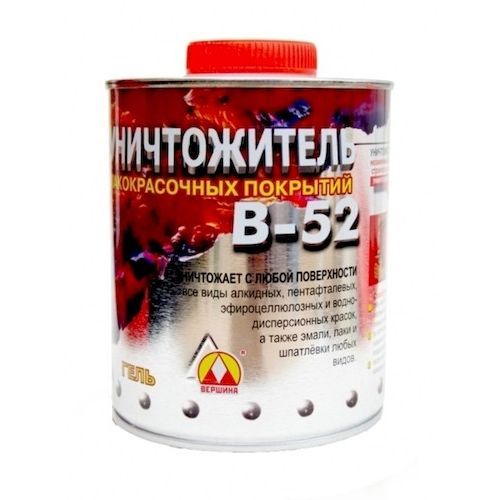 Уничтожитель лакокрасочных покрытий В-52 0,85кг Вершина