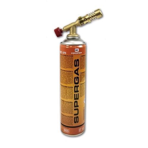 Паяльная лампа газовая 1047SC + баллон арт.575 SUPERGAS 600мл KEMPER