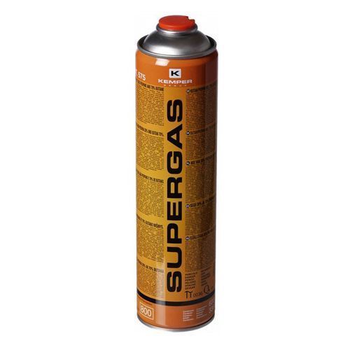 Баллон с газом Kemper 575 Supergas (резьбовой, 600мл, бутан-пропан, 1900°С)