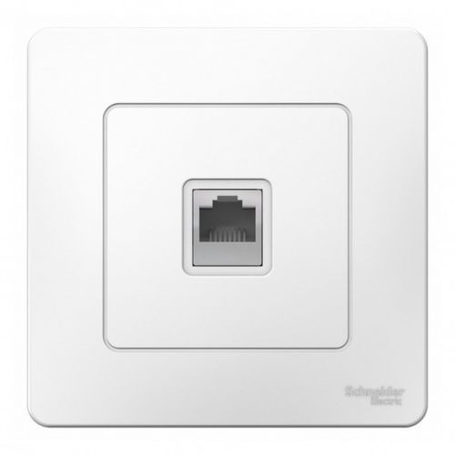 Розетка СУ 1-мес., компьютерная RJ45 белый SE Blanca