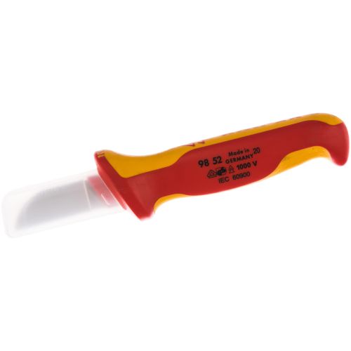 Нож электрика 50/180мм диэлектр. 1000/1500В VDE чехол KNIPEX