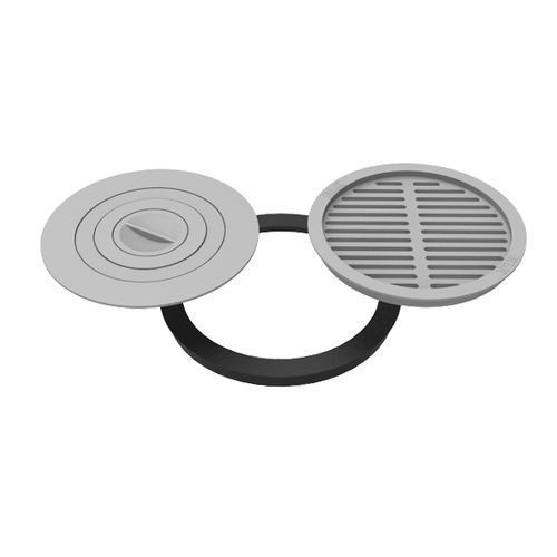 Комплект Grillver 400 плита и решетка-гриль