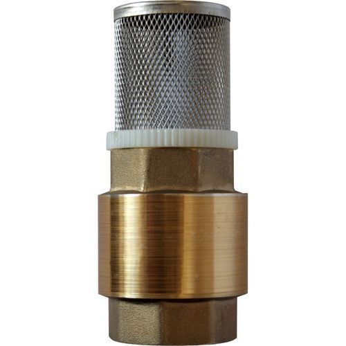 Обратный клапан съемная сетка, внутр. 1", латунь, QE