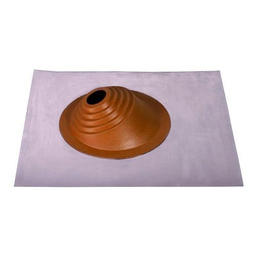 Манжета кровельная EPDM угловая №1 d75-200мм фланец 500х600мм коричневая Мастер Флеш