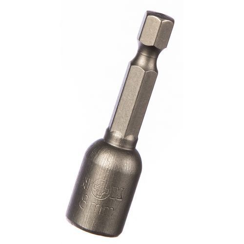 Бита с торцевой головкой  8х48мм магнитная 6-гр. 1/4" NOX