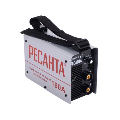 Инвертор сварочный РЕСАНТА САИ-190К (MMA 10-190А, до 5мм, 220В, 7,15кВт, 3,5кг)