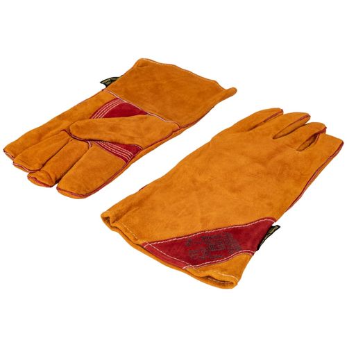 Краги сварщика спилковые T12-11-RU Kevlar 1002 кожа, брезент, хлопок, желтые Siberia