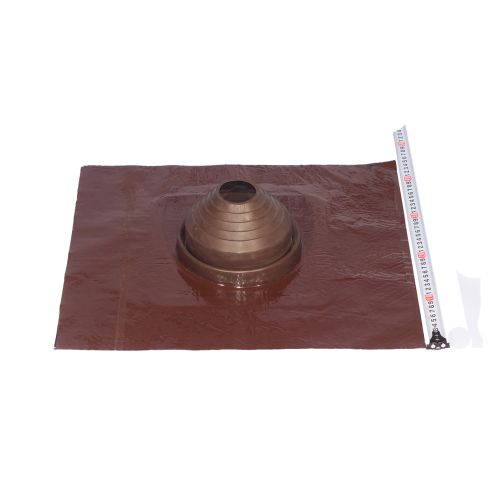 Манжета кровельная EPDM прямая ANY d75-160мм фланец d510х450мм самоклеящаяся коричневая Мастер Флеш