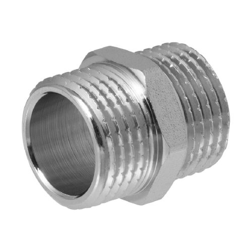 Ниппель лат.  1/2" НР-НР MPF