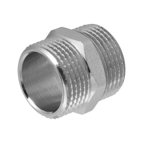 Ниппель лат.  3/4" НР-НР MPF