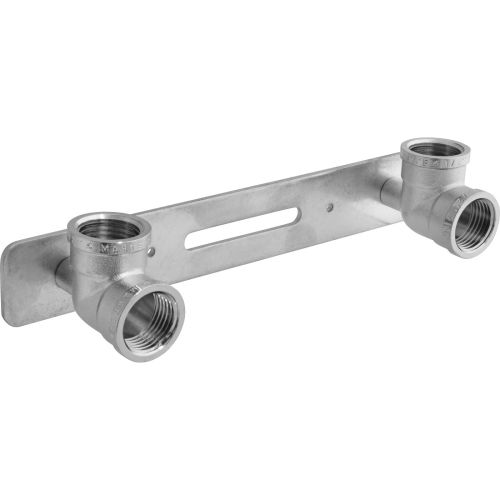 Планка монтажная с двумя водорозетками лат. 1/2" ВР MPF