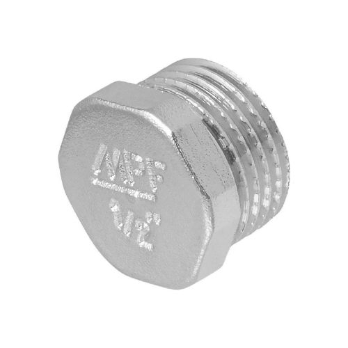 Заглушка лат.  1/2" НР MPF