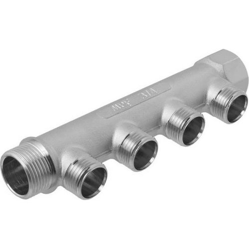 Коллектор лат. 4 выхода х3/4"х1/2" НР MPF
