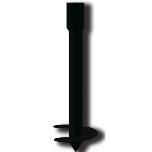 Свая винтовая  d89х3,2х2500мм покрытие грунт черный