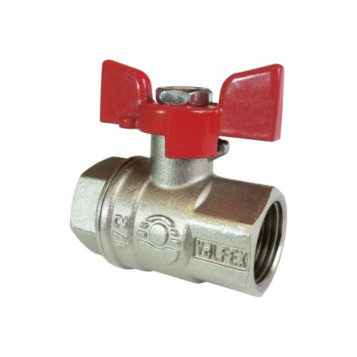 Кран шаровый 3/4" В-В бабочка VALFEX Premium