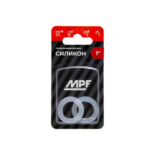 Прокладка силикон 1" белая (2шт) MPF
