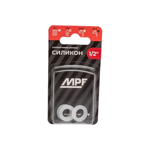 Прокладка силикон 1/2" белая (3шт) MPF