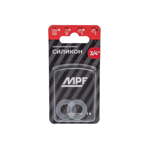 Прокладка силикон 3/4" белая (2шт) MPF