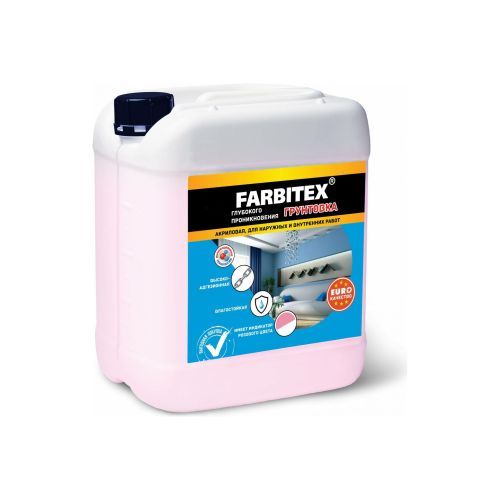 Грунтовка акриловая глубокого проникновения  1кг FARBITEX