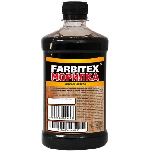 Морилка деревозащитная водная 0,5л FARBITEX тик