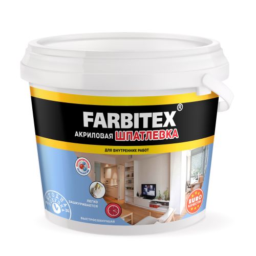 Шпатлевка акриловая для внутренних работ  3,5кг FARBITEX
