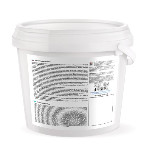 Краска акриловая моющаяся  1,1кг FARBITEX