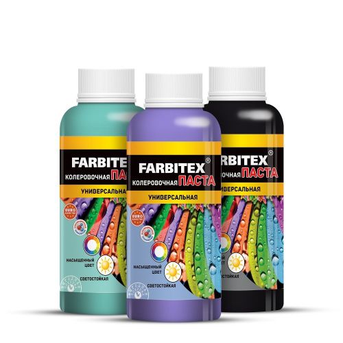 Паста колер универсальная оливковый 0,1л FARBITEX
