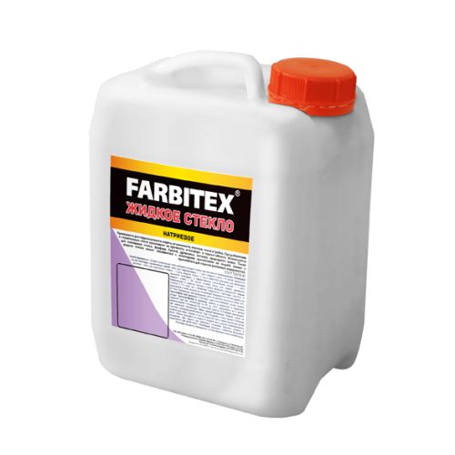 Стекло жидкое натриевое 3,8кг FARBITEX
