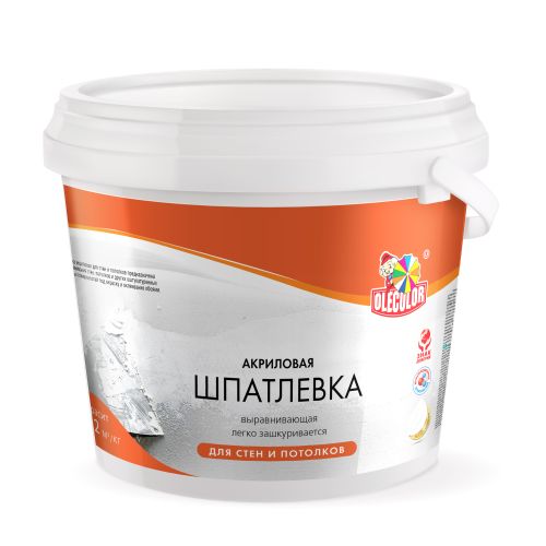 Шпатлевка акриловая для стен и потолков 3,5кг Olecolor
