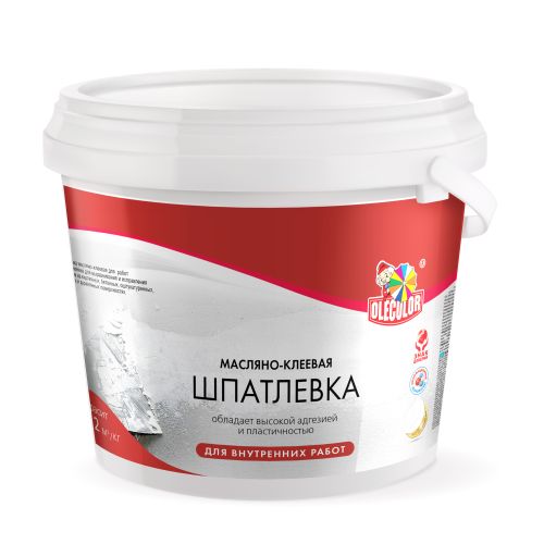 Шпатлевка масляно-клеевая для внутренних работ 3,5кг Olecolor