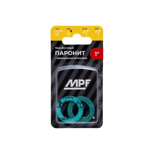 Прокладка паронитовая безасбестовая 1" (2шт) MPF
